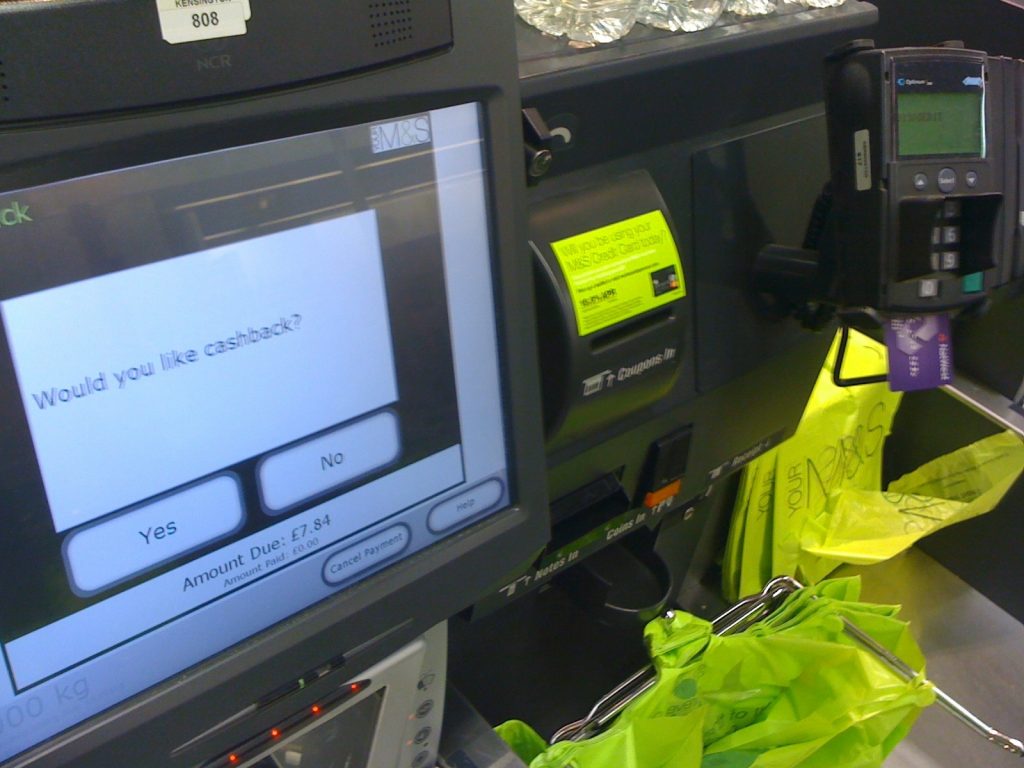 M&S Self checkout